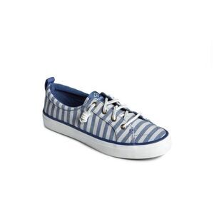 Sperry Seacycled Blue White Striped Crest Vibe Striped Textile Sneakers Shoes 7
